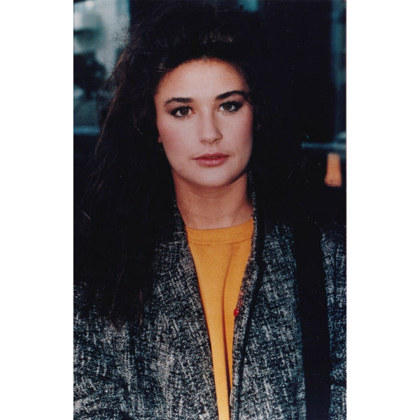 Vintage Photograph Demi Moore 4x6 Color Photograph Movie TV Star Actress 1980s