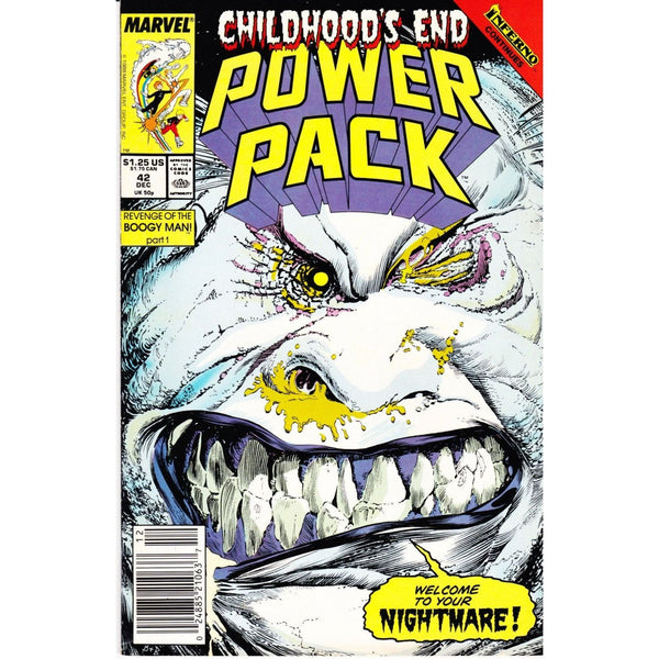Childhood’s End Power Pack Comic Book Number 42 December 1988, Marvel Comics, DC Comics, Vintage Comic, Comic Books, Comic, Comics