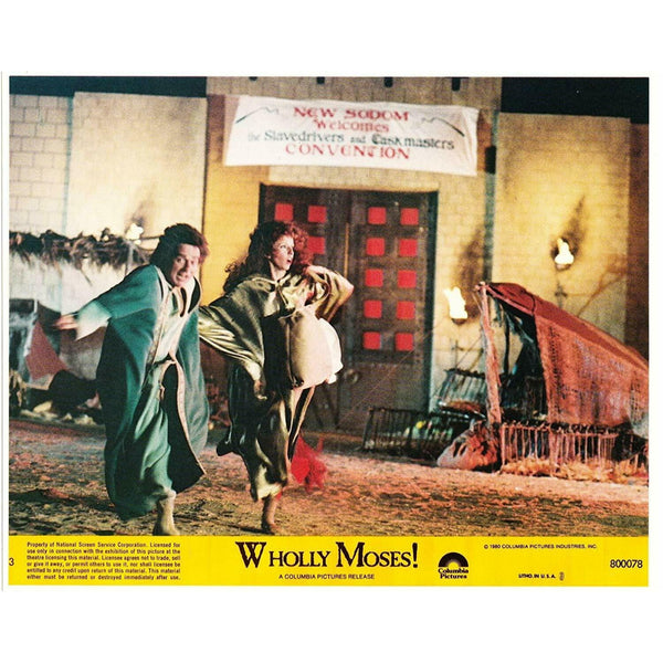 Vintage Dudley Moore Wholly Moses 1980 Movie Promotional Color Lobby Card
