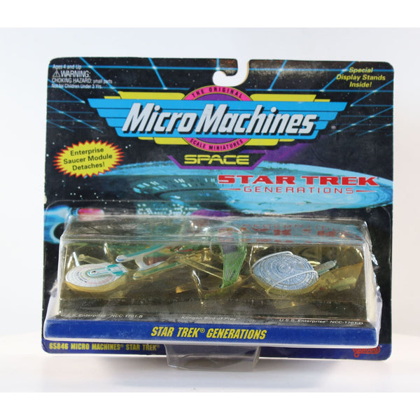 Star Trek Generations Micro Machines - includes NCC-1701D Detachable Saucer 1994