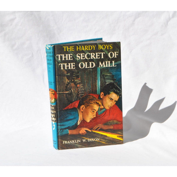 Vintage Hardy Boys Book, Detective Series, Hardback Book, Franklin W Dixon, The Hardy Boys, Mystery, Book, The Secret Of The Old Mill, 1962