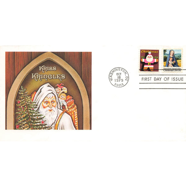 First Day Cover Kriss Kringles Washington DC Oct 18 1979