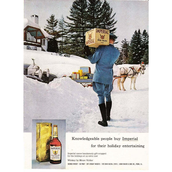Vintage Magazine Ad 1964 Imperial Blended Whisky Original Magazine Advertisement
