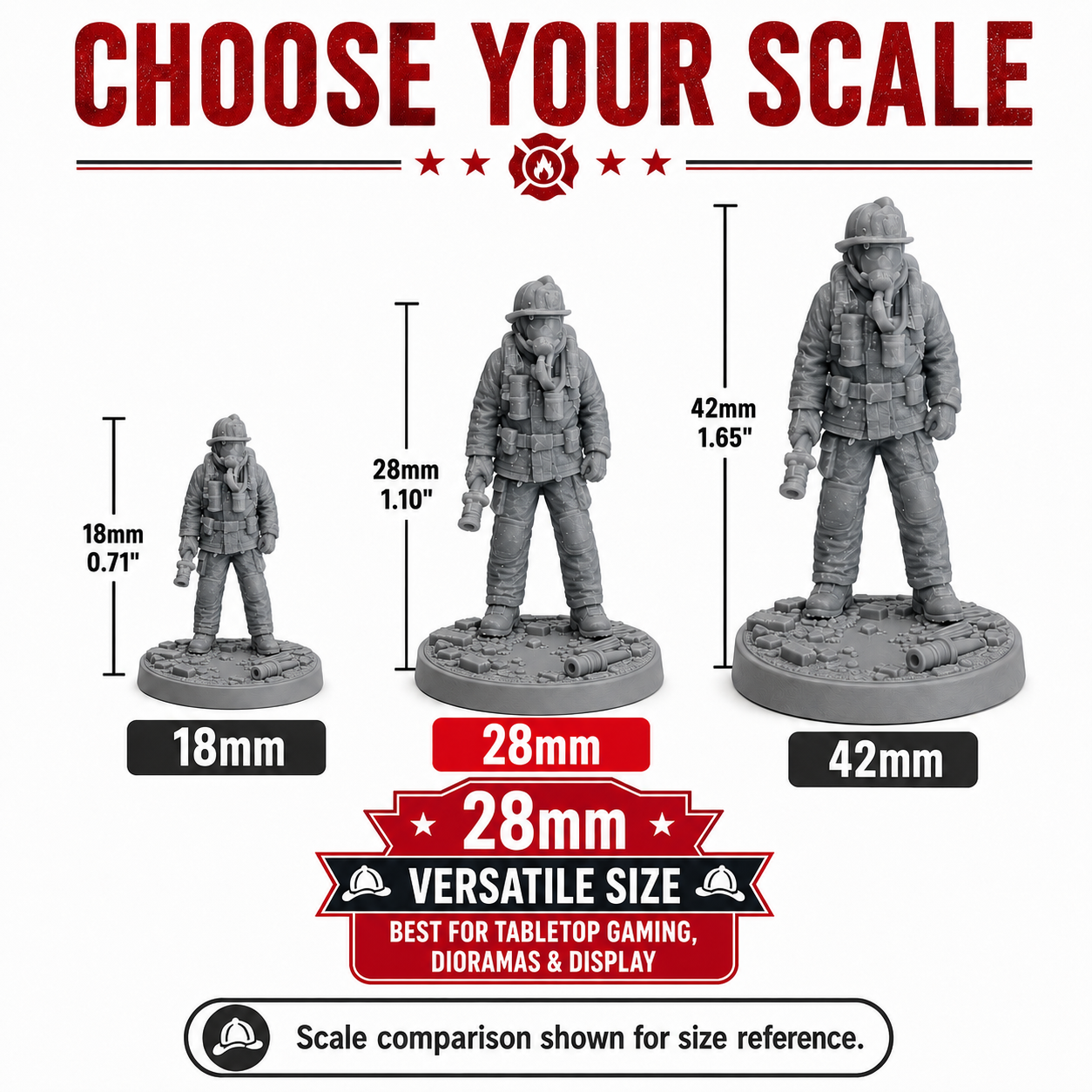 Firefighter Figures — 28mm