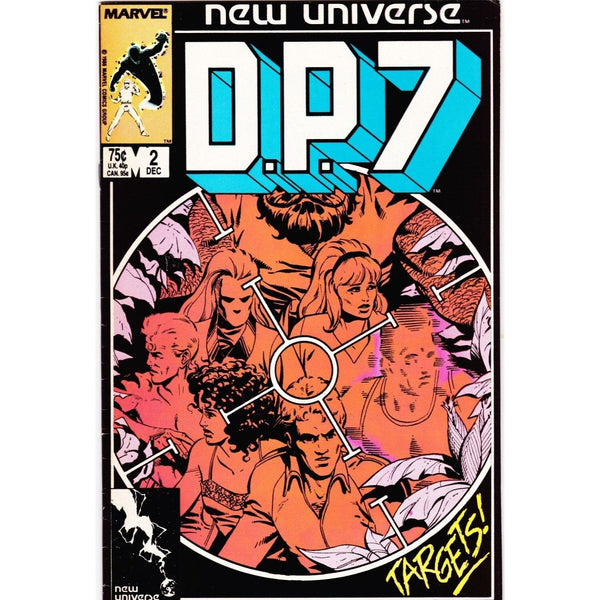 DP7 Comic Book Number 2 December 1986 Marvel Comics