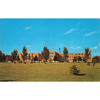 Postcard County Hospital, Manitowoc, Wisconsin Vintage Chrome Unposted 1972