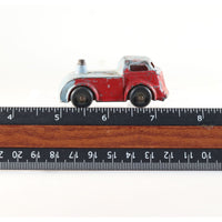 Vintage Barclay Transporter Truck 1950s Red Pressed Steel Diecast 3.5" X 1" Wide