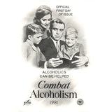 First Day Cover Combat Alcoholism A Treatable Disease Washington D.C. 1981