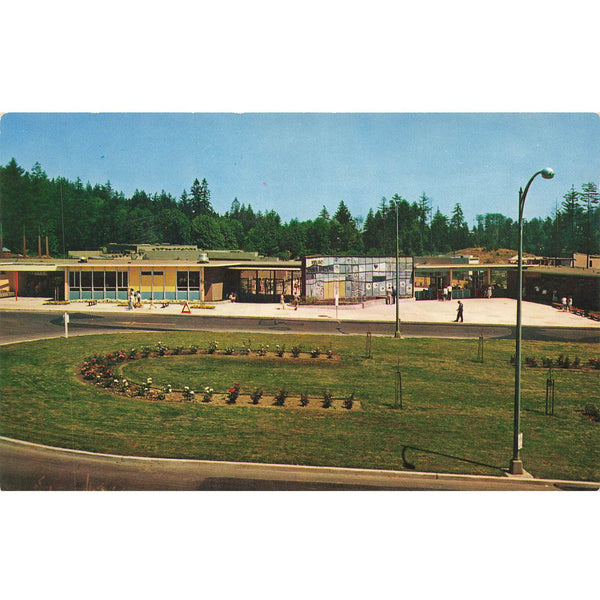 Postcard Entrance to Portland Zoological Gardens Chrome Unposted 1939-1970s