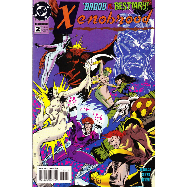 Comic Book, Xenobrood, Number 2, December 1994, DC Comics