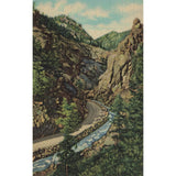 Postcard Big Narrows In South St. Vrain Canon 2245 Divided Back 1952