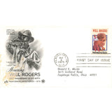 First Day Cover Will Rogers 100th Anniversary Of HIs Birth Claremore OK Nov 4 1979