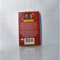 Vintage Paperback Book Star Trek The Original Series Firestorm Pocket Books 1994 - Federation - Captain Kirk - Enterprise - Elasian Dohlman