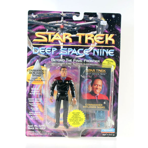 Vintage Star Trek Deep Space Nine Action Figure Commander Sisko 6200-6201 1993