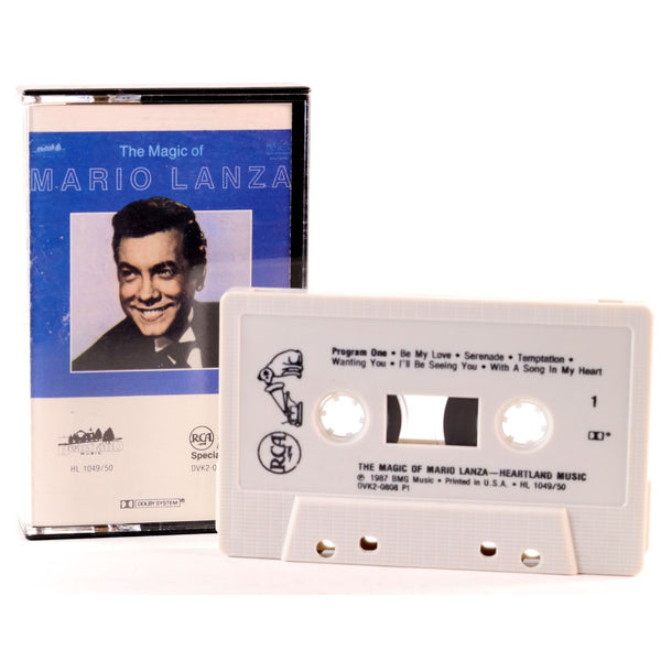 Cassette Tape Vintage The Magic Of Mario Lanza Heartland Music 1987