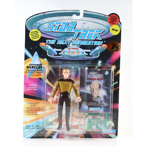 Action Figure, Star Trek Next Generation 6070-6045 Lieutenant Barclay Space Cap