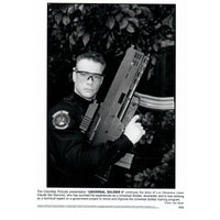 Photograph Jean Claude Van Damme, Universal Soldier II, 1998, 8x10 Black & White Promotional Photo, Star Photograph, Hollywood Décor