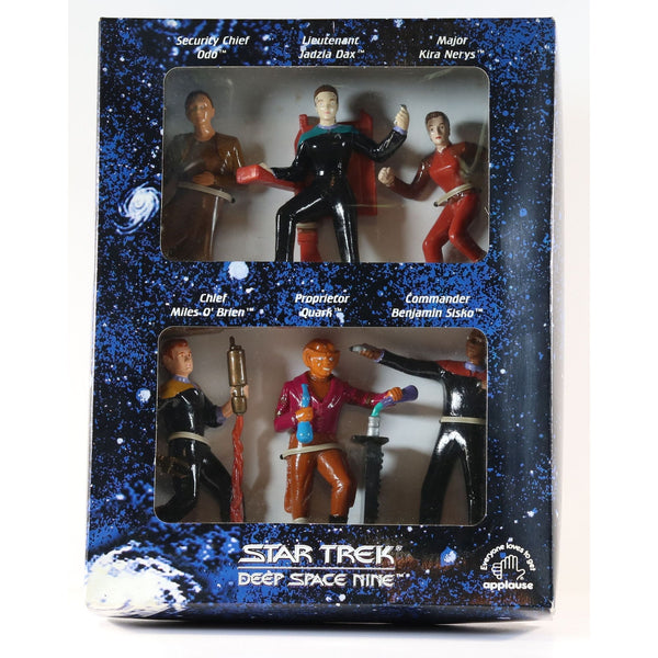 Star Trek 1994 Applause PVC 3" Action Figure Collectors Set Deep Space Nine Set of 6