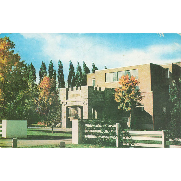 Postcard Entrance To Gilead Bible School Vintage Chrome Posted 1939-1970s