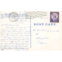 Postcard Locust Street, Des Moines, Iowa Vintage Chrome Posted 1960