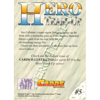 Trading Card, Hero, Cards Illustrated Magazine, No 5, 1994, AXIS Comics, Promotional Card, Dethgrip, Jim Callahan, Hannibal