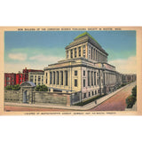 Postcard New Building Of the Christian Science Publishing Society In Boston, Mass. Linen 1930-1950