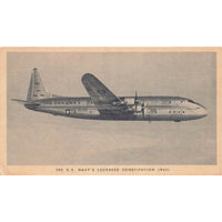 Postcard The U.S. Navy's Lockheed Constitution R60 Vintage