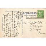 Postcard Hotel Ohio, Youngstown, Ohio Vintage Linen Posted 1930-1950