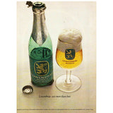 Magazine Advertisement Lowenbrau Beer 1972, Vintage Wall Art, Wall Decor, Man Room