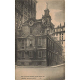 Postcard The Old State House Dates From 1748, Boston Massachusetts 1300 Vintage Divided Back Unposted