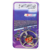 NASCAR Vintage Motorhead Steering Wheel Key Chain #97 Kurt Busch Roush Racing 2001