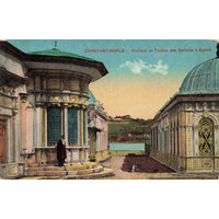 Postcard Constantinople - Fountain et Turbes des Sultans a Eyoub Divided Back Unposted 1907-1915