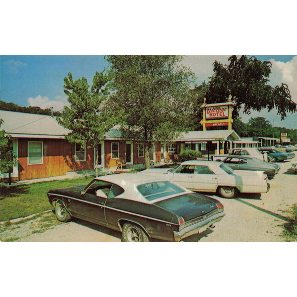 Postcard Village Motel, Hollister, Missouri Vintage Chrome Unposted 1939-1970s