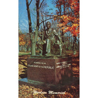 Postcard Memorial to the Grand Army of the Republic, Woolson Memorial Vintage Chrome Unposted 1939-1970s