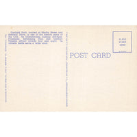 Postcard Sunken Gardens, Garfield Park, Indianapolis, Indiana Linen Unposted 1930-1950
