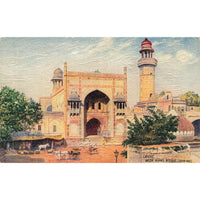 Postcard Lahore Wazir Khan's Mosque Outer Part Divided Back Unposted 1907-1915