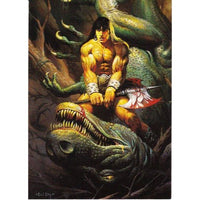 Vintage Ken Kelly Collection #2 Trading Card 1994, Fantasy Art, Sword And Sorcery, Heroic Fantasy, Conan the Barbarian, Tarzan, KISS
