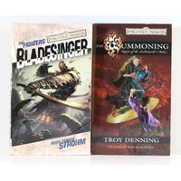 Forgotten Realms Paperback Set of 2 Books Good Condition The Fighters Bladesinger & The Summoning