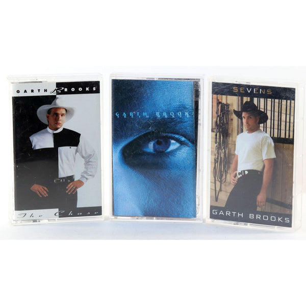 Garth Books Cassette Tapes Lot Of 3 Vintage Music The Chase, Fresh Horse, Sevens 1990s