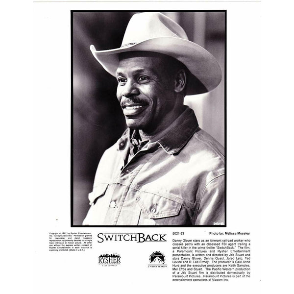 Vintage Danny Glover (Bob Goodall) In SwitchBack 1997 Movie Promo Photo 8x10