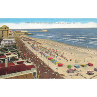 Postcard In The Good Old Summertime At Atlantic City, N.J. - 70 Linen Unposted 1930-1950
