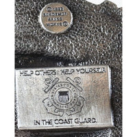 Belt Buckle US Coast Guard Bergamot Brass Works M132 1982 USA Made