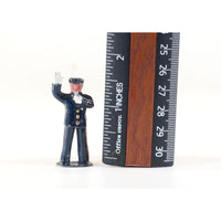 Vintage Barclay Manoil Policeman Directing Traffic Made in England 1.75" Tall