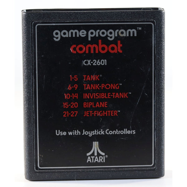 Atari 2600 Game Vintage Combat 1982 CX-2601 NTSC Vintage Space Game