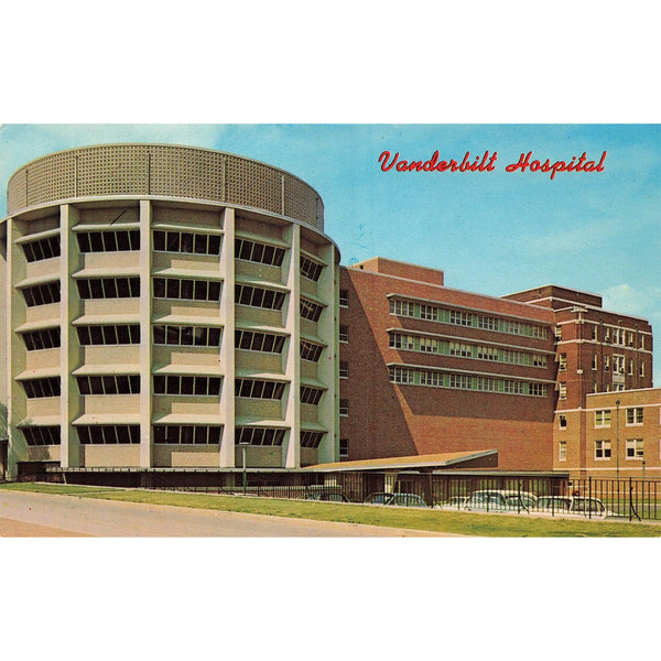 Postcard Vanderbilt University School of Medicine and Hospital Vintage Chrome Unposted 1939-1970s