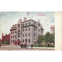 Postcard City Hall Lincoln Neb Vintage Divided Back Posted 1909