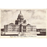 Postcard Rhode Island State Capitol Building at Providence, R.I. Divided Back Posted 1907