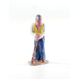 Johillco Lead Figure, Man Walking With A Cane, Made in France 1950s 2.25", Original Paint, Lead Cast Toy, Hand Painted