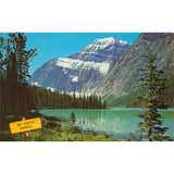 Postcard Mt. Edith Cavell, Athabasca Valley Jasper National Park Chrome Unposted 1939-1970s