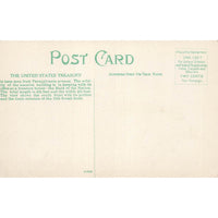 Postcard United States Treasury, Washington, D.C. Vintage Divided Back Unposted